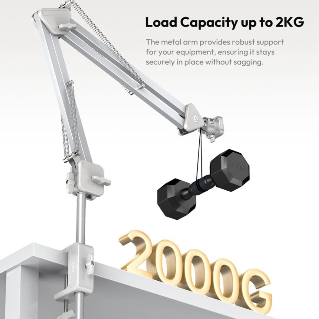 Ulanzi TH04 ขาจับกล้อง ถ่ายมุมสูง Overhead Camera Mount รองรับ 2KG สำหรับถ่าย Vlog/สตรีม