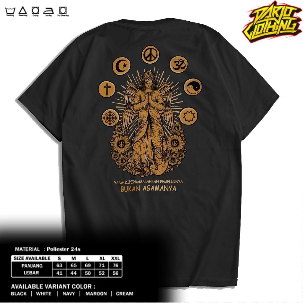 DarjoClothing T-Shirt - เสื้อยืด Pluralism Conquering Not His Religical Pluralism Coexist Streetwear