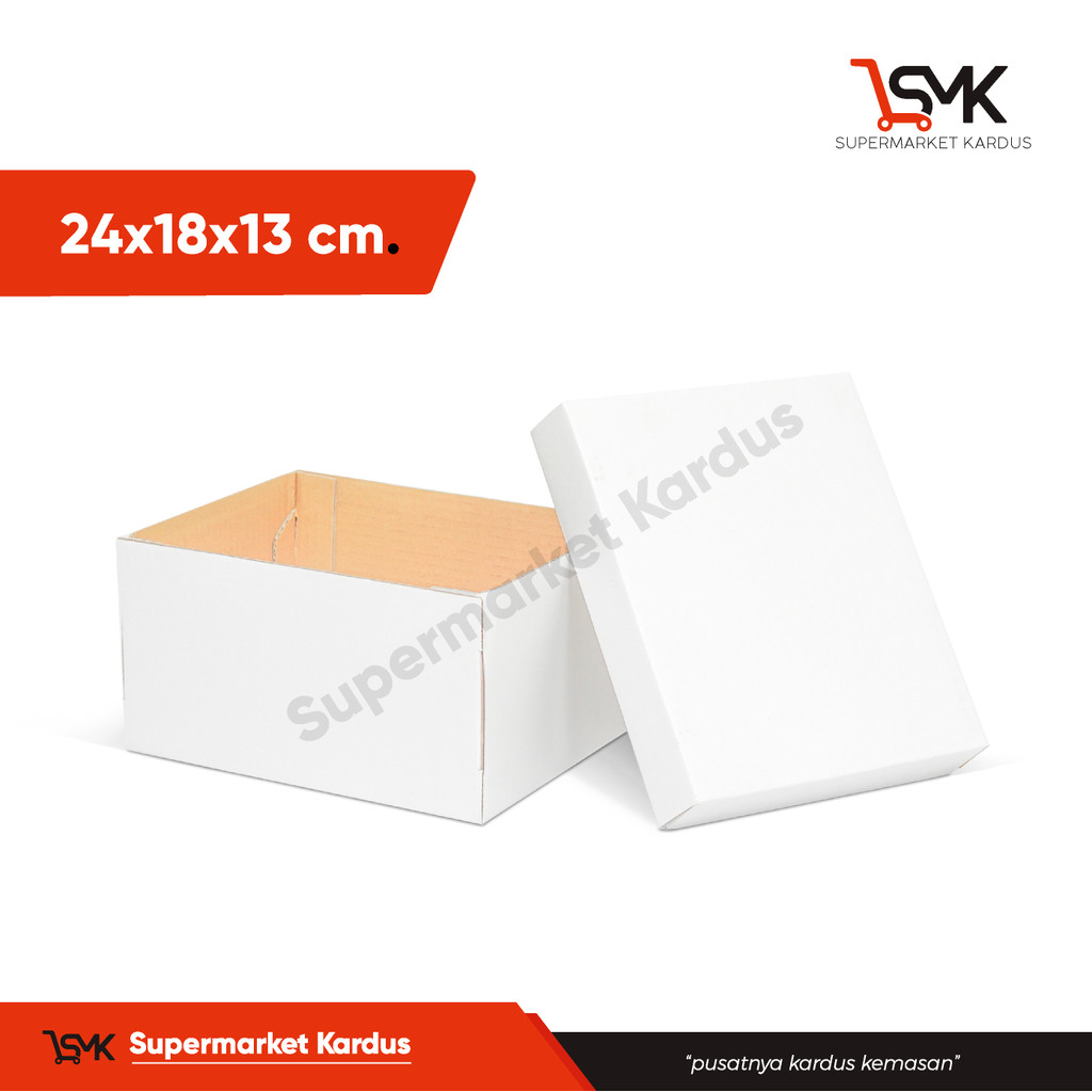 กล่อง 24x18x13 (NSN TOP/BOT) ทาร์ต/พุดดิ้ง/Cardboard/Paking/kardusbox/ค้อน/Cardboard packaging/Packa