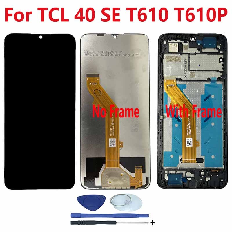สําหรับ TCL 40 SE T610 T610P T610K T610P2 T610K2 จอแสดงผล LCD Touch Screen Digitizer Assembly สําหรั