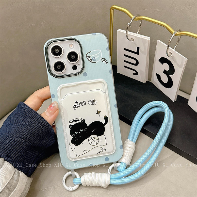 🛒เข้ากันได้กับ ไอโฟน16 ไอโฟน 15 Pro Max iPhone 13 ไอโฟน11 X XS XR 7p8p กระเป๋าใส่โทรศัพท์น่ารัก เคสไ