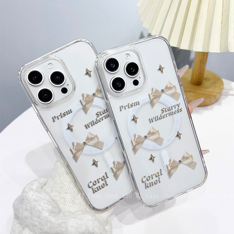 💫Unicom💫ใช้ได้กับ เคสไอโฟน เคสโทรศัพท์แม่เหล็ก  iPhone 16Promax 14Plus15 Pro XR 12 13Pro 7P 14 Proma