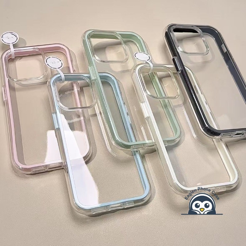 Insสไตล์ขอบสีเคสโทรศัพท์สําหรับVivo Y300 Y200 Y100 Pro Plus S30 Pro Mini Y75 T4 Ultra T3X T2 T1 Snap