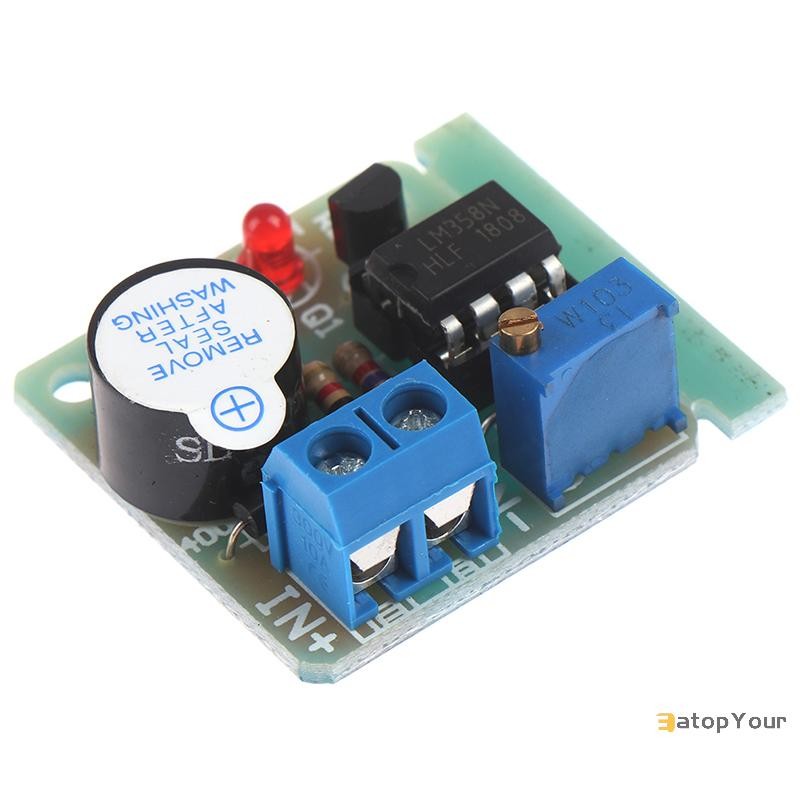 EatopYour] Anti Over Discharge โมดูลป้องกันแรงดันต่ํา Audible Alarm Buzzer 9V 12V ใหม่