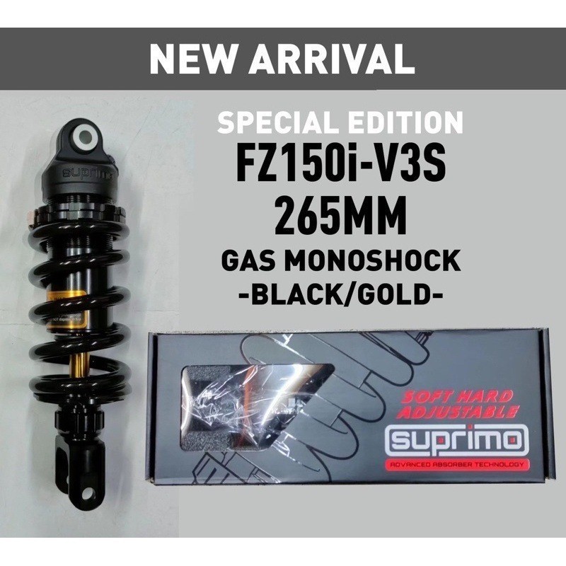 SUPRIMO Yamaha R15 / FZ150 V1-V3 Monoshock Monoshok Mono โช้คอัพระบบกันสะเทือน ABSOBER Belakang FZ15
