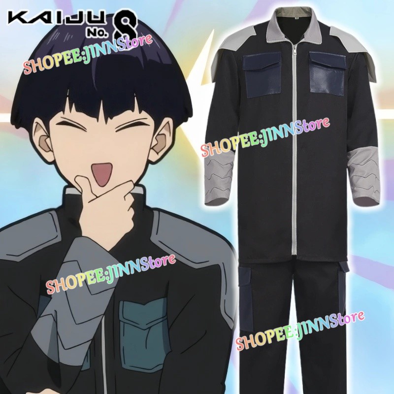-JINN-KAIJU NO 8 อะนิเมะ Kafka Hibino Soshiro Hoshina คอสเพลย์เครื่องแต่งกายวิกผม Monster Sweeper บร