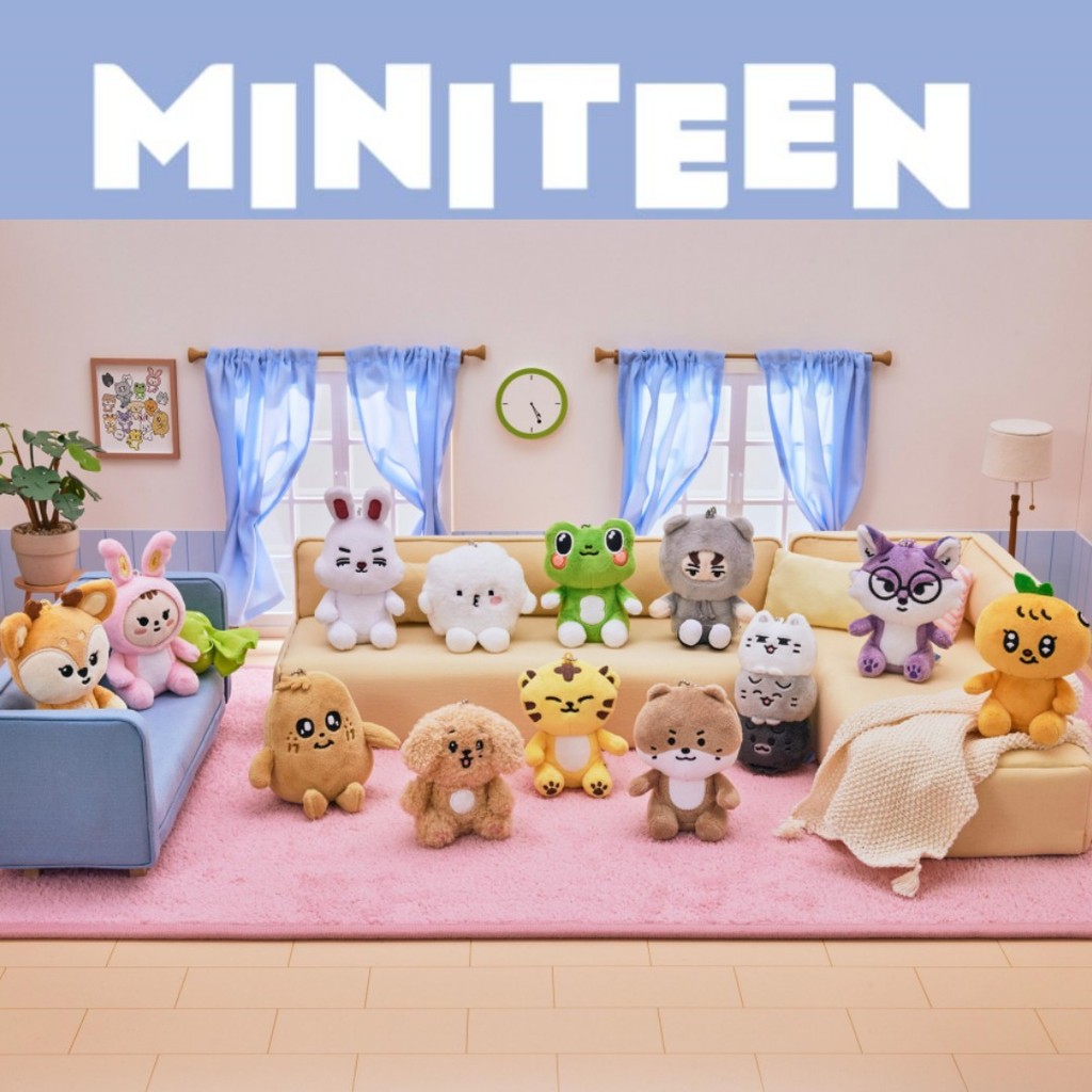 10 ซม.Kpop Idol Seventeen Miniteen Plush นั่งท่าทางตุ๊กตา Key แหวน (ไม่มีแม่เหล็กและแผ่น)
