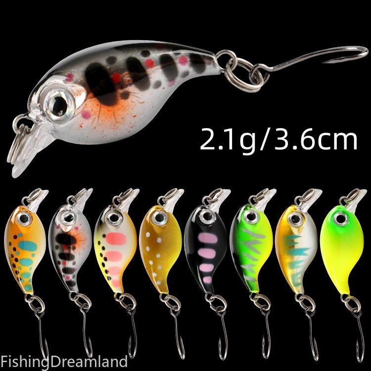 2.1g/3.6cm เหยื่อไบโอนิค Micro-Object เหยื่อปลอม เหยื่อไบโอนิค Rock Mini Minnow