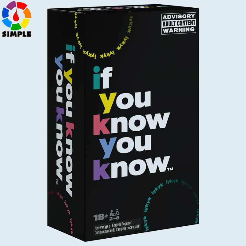 Spin Master Games, If You Know You Know IYKYK Card Game