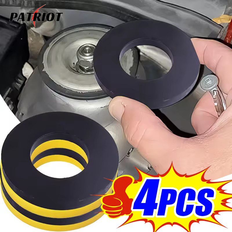 1/2/4pcs รถฝากระโปรงหน้า Strut ยางด้านบน - อะไหล่รถยนต์ - เบาะบัฟเฟอร์ Damping - Mount Tower Gaps Suspension Pad - ป้องกันบูช - เครื่องซักผ้าแบริ่งดูดซับแรงกระแทก