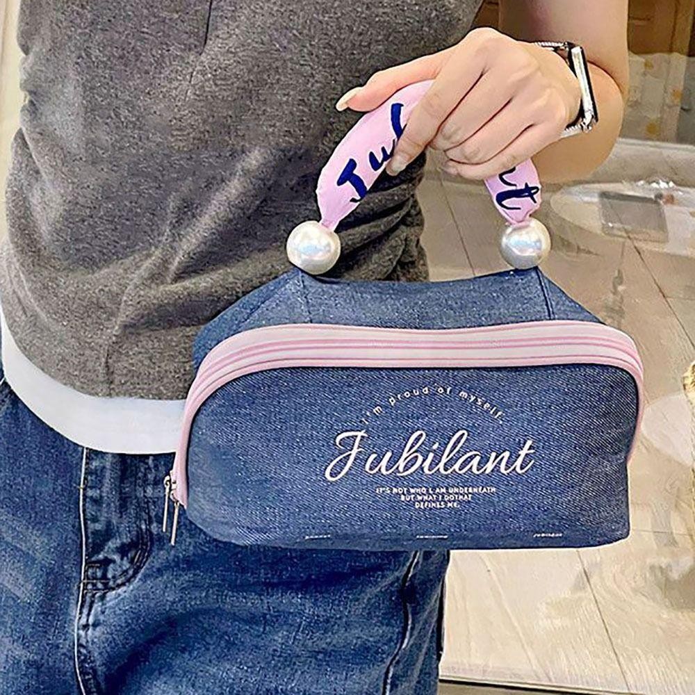 Stillsaview กระเป๋าเครื่องสําอาง, กันน้ํา Anti Fouling Wash กระเป๋า, กระเป๋าแต่งหน้าความจุขนาดใหญ่แบบใช้มือถือมัลติฟังก์ชั่นกระเป๋าเดินทาง