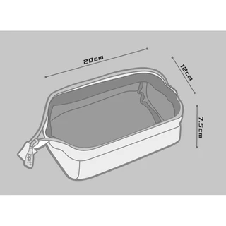 Student Must-Have Pencil Case ZIPIT Pencil Case Paradise Canvas Pencil Case Folio Large Capacity Student Stationery Bag High @
