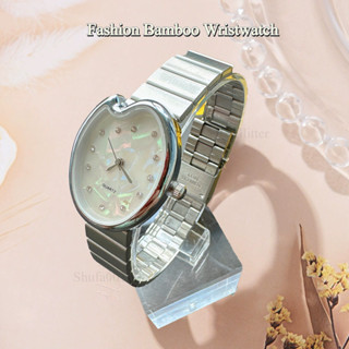 2025 นาฬิกาควอตซ์หน้าปัดวงรีหรูหราสําหรับผู้หญิงวงเหล็กแฟชั่…