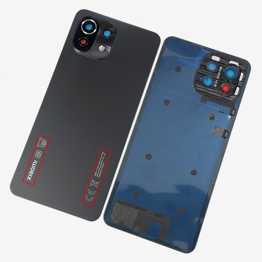 ฝาหลังสําหรับ Xiaomi Mi 11 Lite ฝาครอบแบตเตอรี่กระจกเคสประตู Mi11 Youth NE 5G พร้อมการเปลี่ยนเลนส์กล้อง