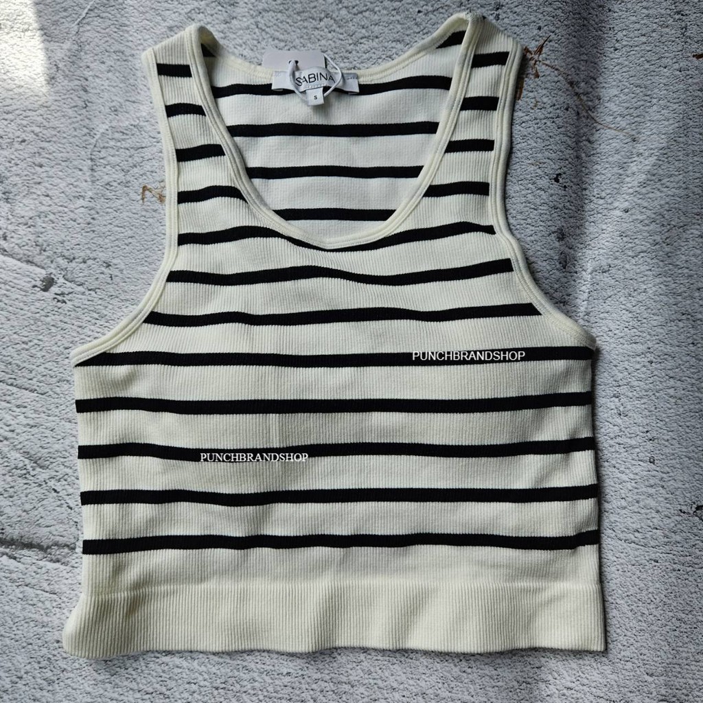 Sabina เสื้อกล้าม บราในตัว รหัส NOJ24015 NOJ24014 NOE25003 Wearever Bra Tops Loungewear รูปที่ 2