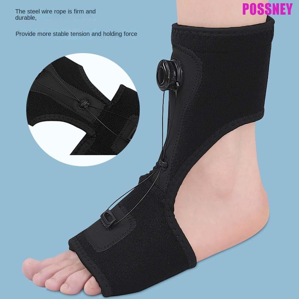 Possney Drop Foot Orthotic Night Day ใช้ Professional ข้อเท้า Protector Adjuster Plantar ยืดสนับสนุน