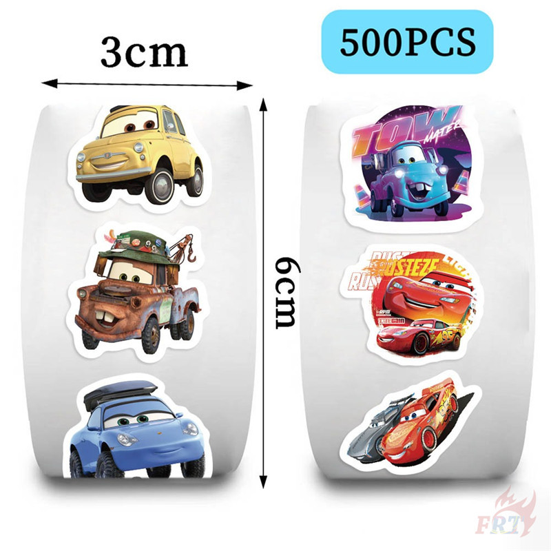 ❉ รถแข่งคิว. สติ๊กเกอร์รางวัลเด็ก ❉ 500 ชิ้น/ม้วน DIY ไดอารี่ Scrapbooking ป้ายซีล Decals