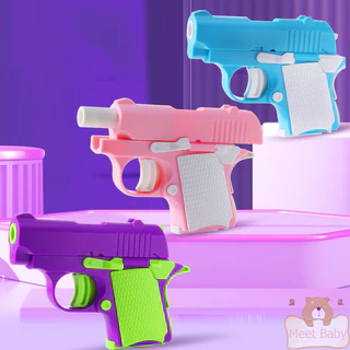 ปืนของเล่นเด็ก ปืนแครอท3D มีสี่สีให้เลือก Mini 1911 มีแค่เสียง ไม่เป็นอันตราย