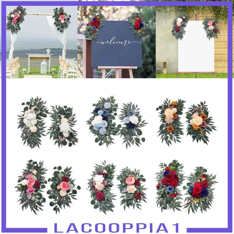 [Lacooppia1] ซุ้มจัดงานแต่งงานดอกไม้ดอกไม้ Swags สําหรับซุ้มสําหรับตกแต่งตกแต่งบ้านในร่มดอกไม้ประดิษ