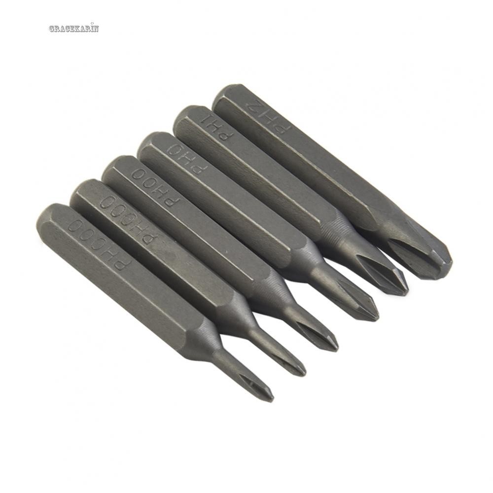 ชุดดอกสว่านไขควงเหล็กแข็งแรง PH0000 PH000 PH00 PH0 PH1 PH2 4mm Hex Shank