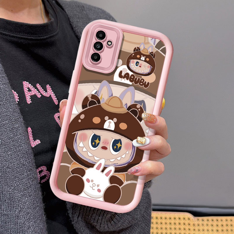กระต่ายน่ารัก Labubu สําหรับ Samsung Galaxy A12 A13 A14 A15 A20 A30 A21S A22 5G M22 M32 A55 A71 4G V