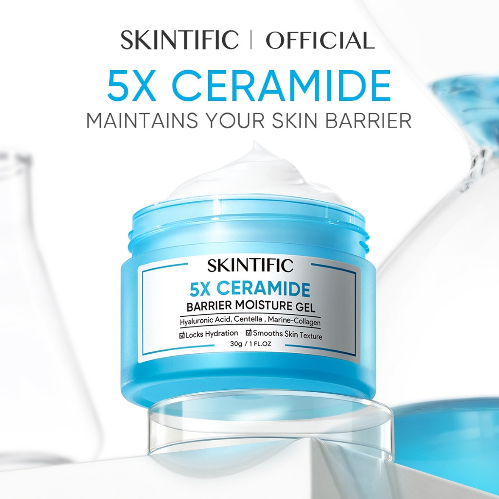 Skintific 5X Ceramide Skin Gel Moisturizer Barrier Repair Moisturizer Cream 30g