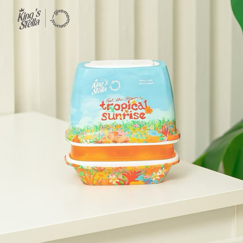 King's Stella เจลหอมปรับอากาศ สดชื่นราวอยู่ท่ามกลางสวนดอกไม้ 4 สไตล์ 180 g. - รูปที่ 4