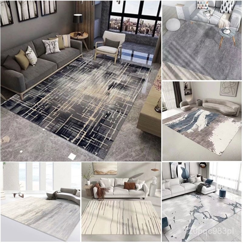 200*300CM Nordic Carpet Living Room Coffee Table Mat Gray Bedroom Thickened Floor Mats Household Lig