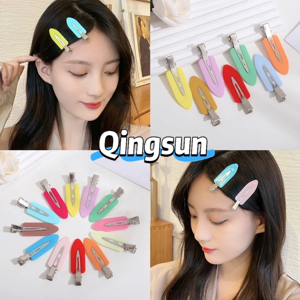 🌻Qingsun🌻 พร้อมส่ง กิ๊บติดผม สีสันสดใส น่ารัก แฟชั่น สไตล์เกาหลี เรียบง่าย "VO-23"