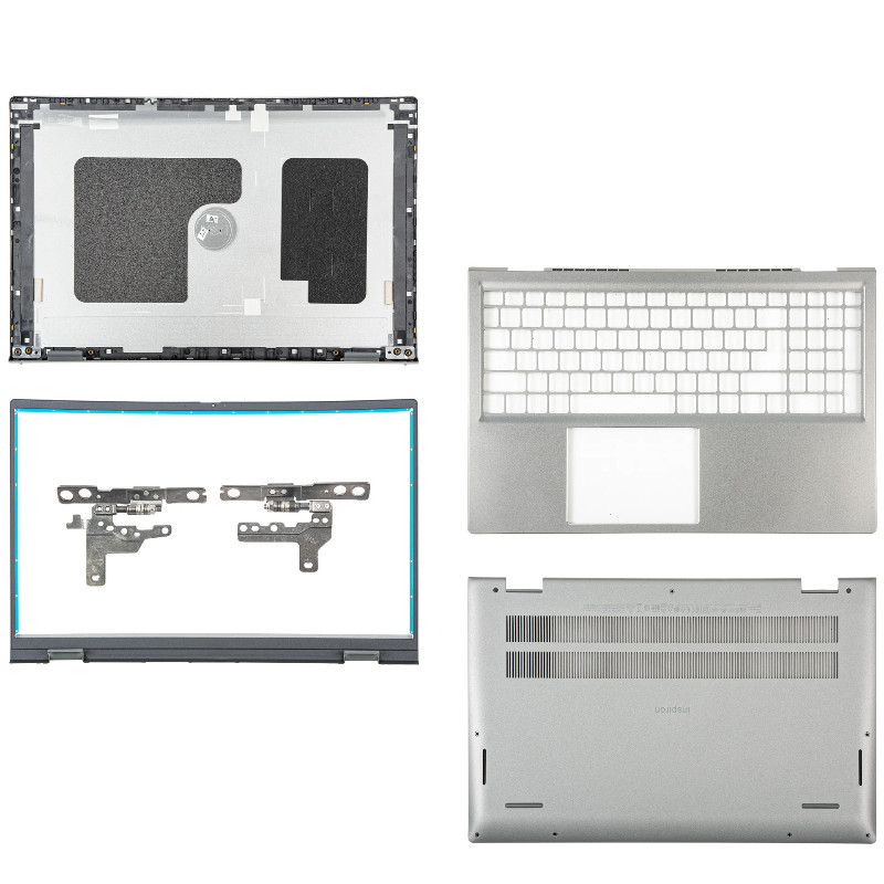 อลูมิเนียมสําหรับ Inspiron 15 Pro 5510 5515 หน้าจอปกหลังด้านหน้า Bezel ฐานด้านล่างบานพับซ่อม 15.6 นิ