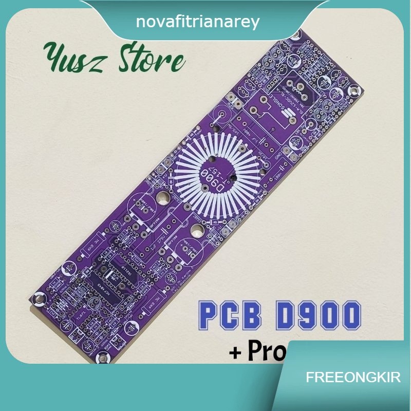 PCB D900 + ตัวป้องกัน เพาเวอร์แอมป์ Class D สองชั้น