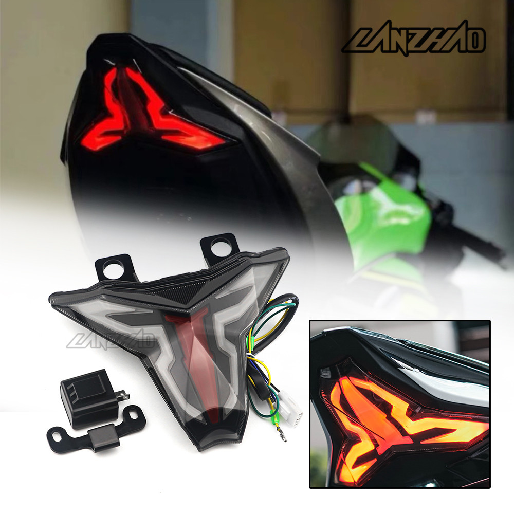 สําหรับ KAWASAKI Ninja400 Z400 ZX25R ZX4R 2021-2024 Assembly ไฟท้ายแบบบูรณาการไฟท้าย