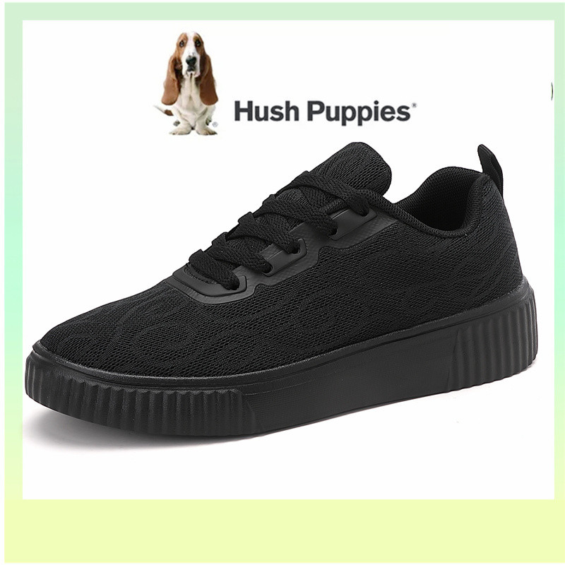 HUSH PUPPIES Hush Puppys รองเท้าผู้หญิงรองเท้าแบนผู้หญิงเกาหลี Hush Puppy รองเท้าผู้หญิงกีฬารองเท้าผ