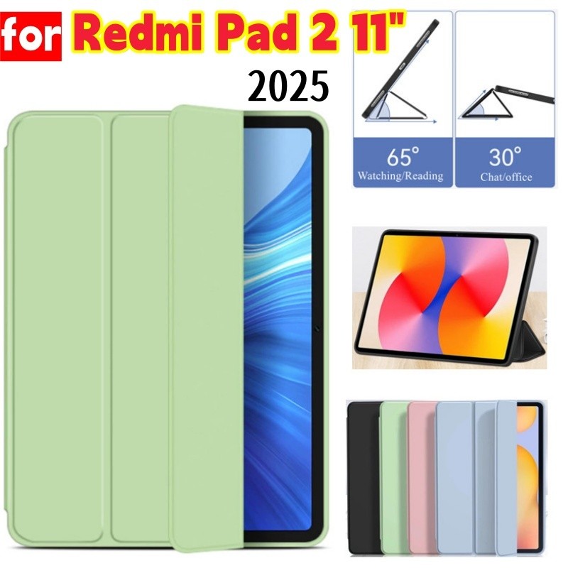สําหรับ Redmi Pad 2 11 "2025 แท็บเล็ตแม่เหล็กฝาครอบ Slim สําหรับ Xiaomi Redmi Pad2 Pad SE 8.7 SE 11 