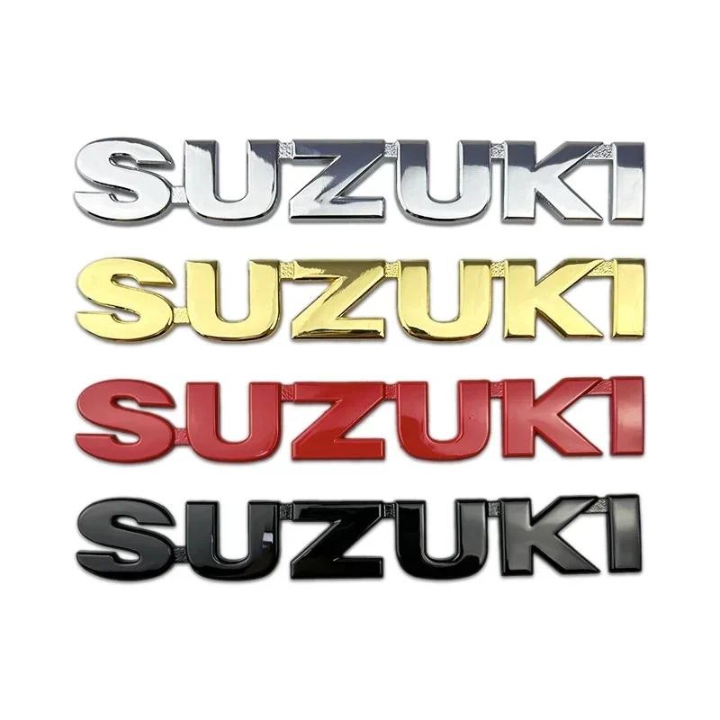 3D โลหะรถด้านหลังป้ายสติกเกอร์สําหรับ Suzuki Swift Sport Jimny Grand Vitara Alto SX4 Alivio Samurai Bandit ด้านข้างสัญลักษณ์ตกแต่ง