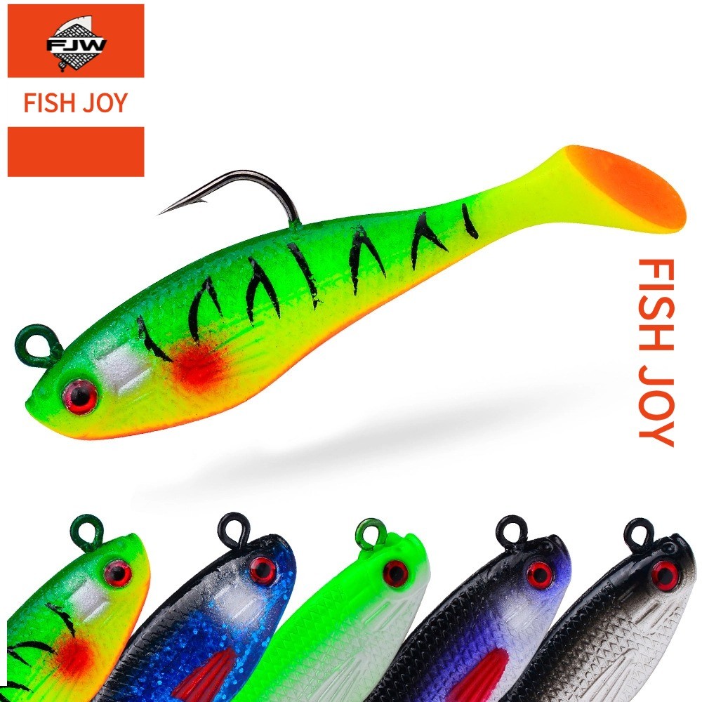 F298 ตกปลา ปลาปลอม เหยื่อเรืองแสง 3D ตาปลา สีสันสดใส ลายพราง ลายสาดสี ปลายแหลม สะพานเหยื่อ