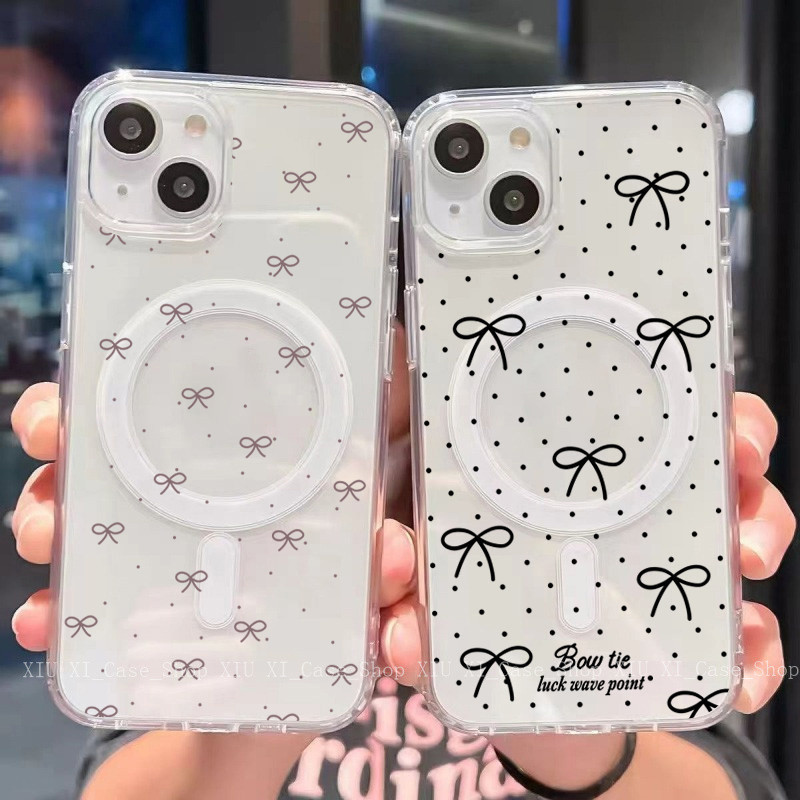 📑เข้ากันได้สำหรับ iPhone 16PROMAX เปลือกดูดแม่เหล็ เคสไอโฟน 16pro 13 14plus 15 PRO max 12 13pro 14promax 16p-HLYCK90