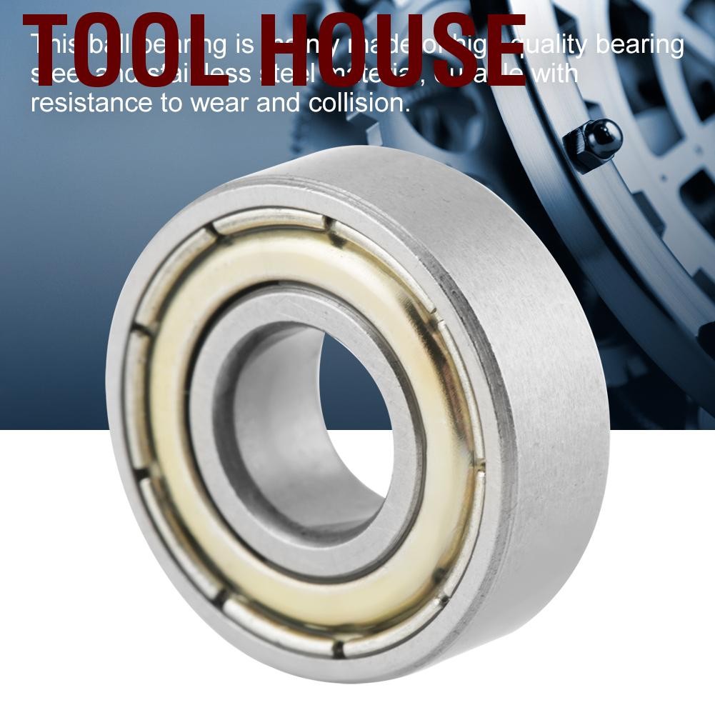 Tool House.Ay-th 10 PCS/SET 696ZZ Stainless Steel Balling Bearings 6 x 15 5 mm Double Shielded Deep 