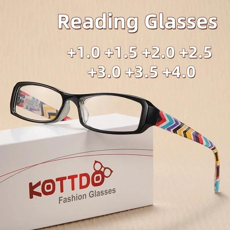 แว่นตาอ่านหนังสือความละเอียดสูงสีแว่นตาสายตายาวตามอายุป้องกันแสงสีฟ้าแว่นตาผู้ชายแว่นอ่านหนังสือ + 1.0 ถึง + 4.0