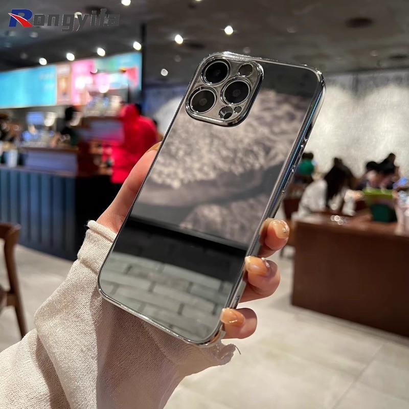 Shining ชุบกระจกแต่งหน้าเคสโทรศัพท์สําหรับ iQOO Z9 Z9X Z8 Z8X Z7 Z7X Z7i Z6 Pro Z6X Z5 Z3 Z1 U3X 13 