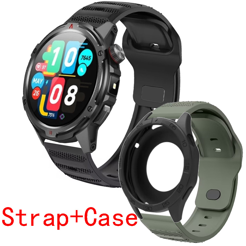 เคส Aolon TETRA R4 Case Band สําหรับ Aolon TETRA R4 ฝาครอบผู้หญิงผู้ชายสมาร์ทนาฬิกาซิลิโคนสร้อยข้อมื