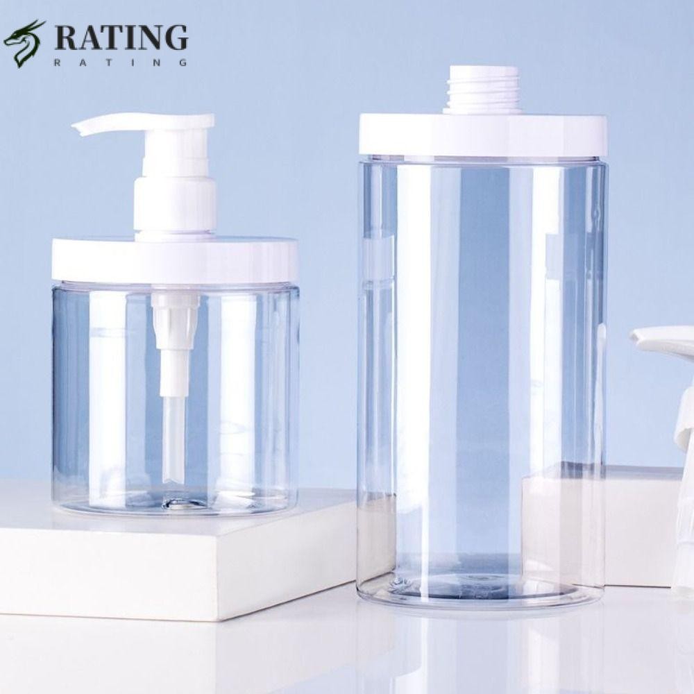 Rain เครื่องจ่ายสบู่อาบน้ํา, เครื่องจ่ายขวดปั๊มปากกว้าง 500/1000 มล., ขวดเก็บสัตว์เลี้ยงรีฟิลความจุขนาดใหญ่สําหรับแชมพูครีมนวดโลชั่น