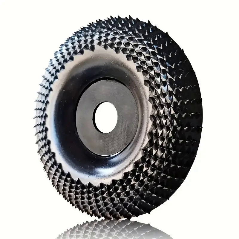 1pc 4 Inch Wood Grinder Wheel Disc Wood Shaping Wheel Grinding Wheel Carving Abrasive Disc For Woodw