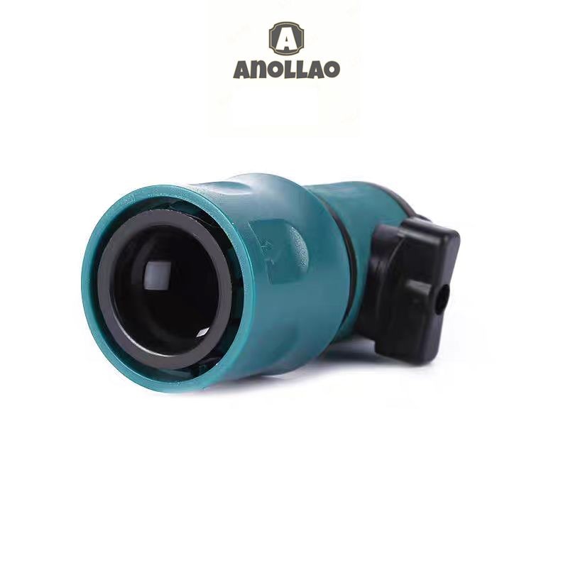 ข้อต่อก๊อกน้ำ ปิดวาล์วที่มีก้นจุกนมเชื่อมต่ออย่างรวดเร็วสวนชลประทานรดน้ําอะแดปเตอร์ท่อยาว ✨Anollao - รูปที่ 3