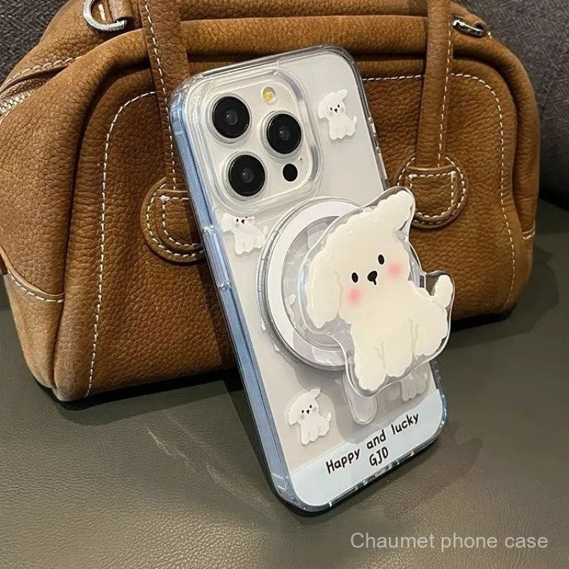 ตัวยึดแม่เหล็กแบบยุโรปขนาดเล็กน่ารักสำหรับสาวๆเข้ากันได้กับ iphone16/15rromax กันกระแทก14/กันกระแทก1