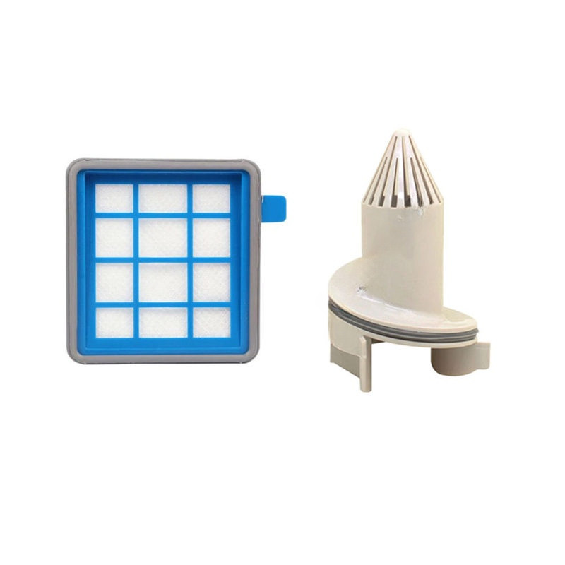 แผ่นกรองกรวย ตลับกรองกรวยด้านใน แผ่นกรอง HEPA แผ่นฟองน้ํา เข้ากันได้กับอุปกรณ์เสริมเครื่องดูดฝุ่น Philips FC8087
