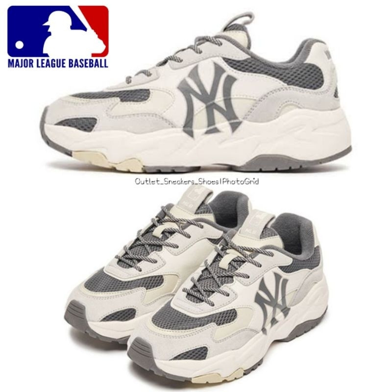 MLB Big Ball chunky Lite NY รองเท้า unisex จัดส่งฟรี