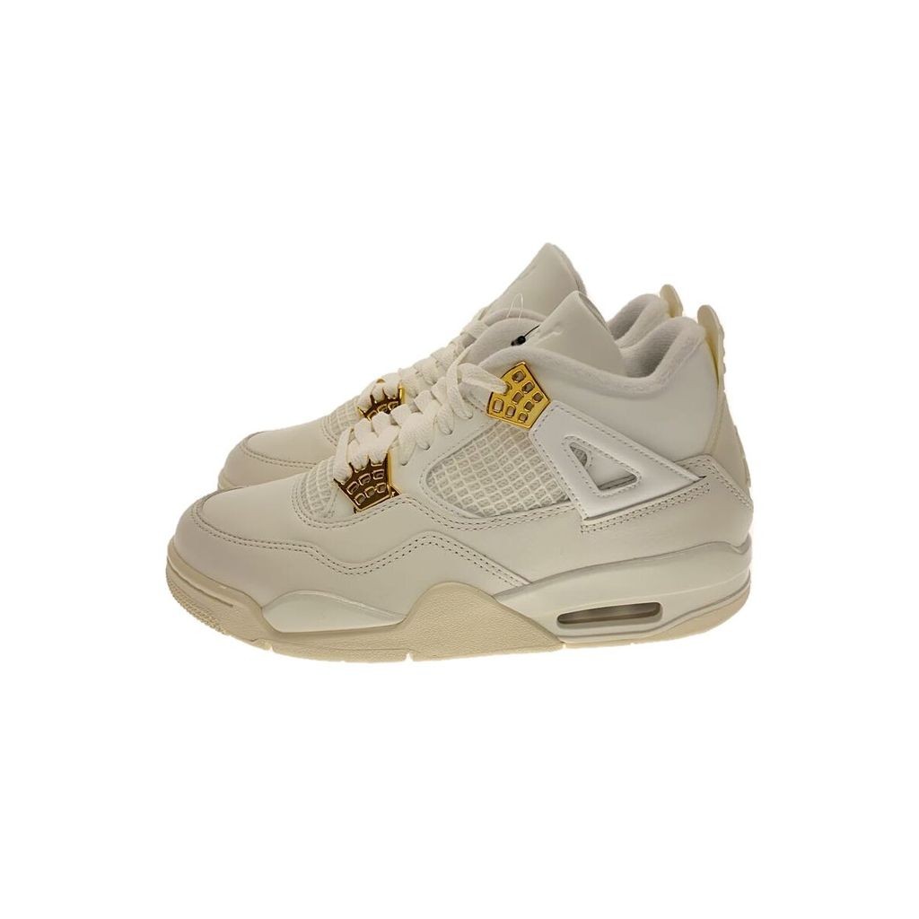 Nike รองเท้าผ้าใบทรงเตี้ย AIR JORDAN 4_AIR 4 24cm WHT ส่งตรงจากญี่ปุ่น มือสอง
