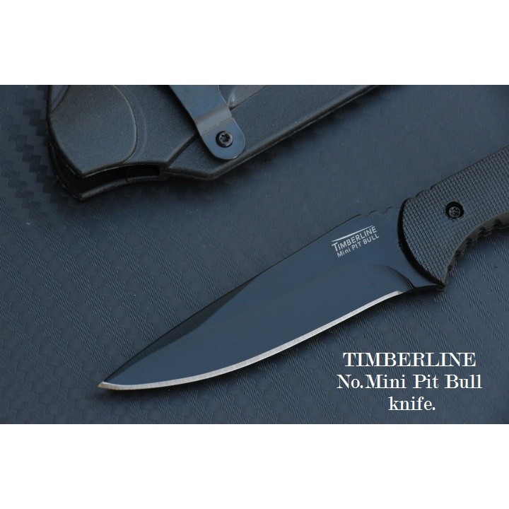 มีดเชฟ มีดเดินป่าTIMBERLINE No.PIT BULL พร้อมซองทรง KYDEX สำหรับพกหรือห้อยคอ พกพามิดชิด