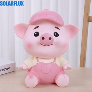 Solarflux กระป๋องออมสินหมู, กระปุกออมสินสัตว์กันตกการ์ตูน, ก…
